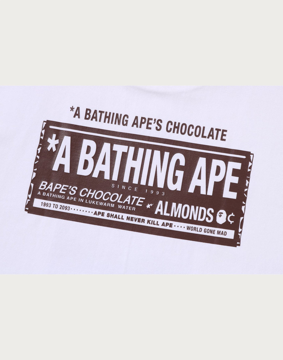 CHOCOLATE BAR APE HEAD TEE MENS
