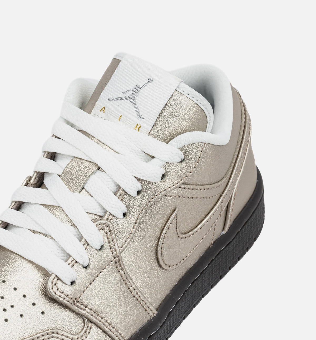 Air Jordan 1 Low SE Metallic Zinc Women's Lifestyle Shoes - Metallic Zinc/Summit White/Velvet Brown