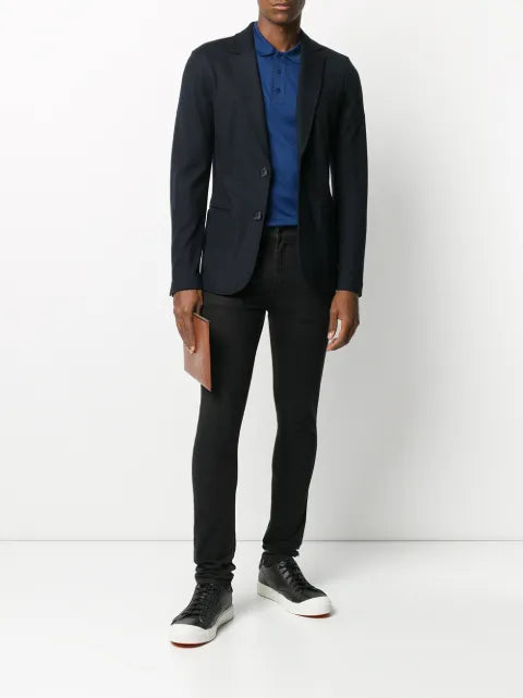 Giorgio Armani fitted single-breasted blazer