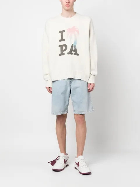 Palm Angels I Love PA knitted jumper