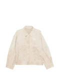 COLE BUXTON distressed panelled jacket