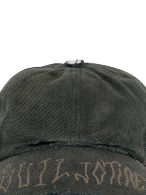 MARKING DISTANCE Guillotine distressed baseball cap