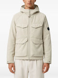 C.P. Company zip-fastening hooded jacket