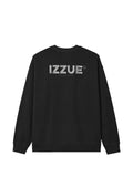 izzue logo-print drop-shoulder sweatshirt