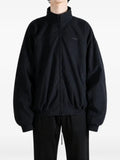 VETEMENTS logo-embroidered fleece sweatshirt