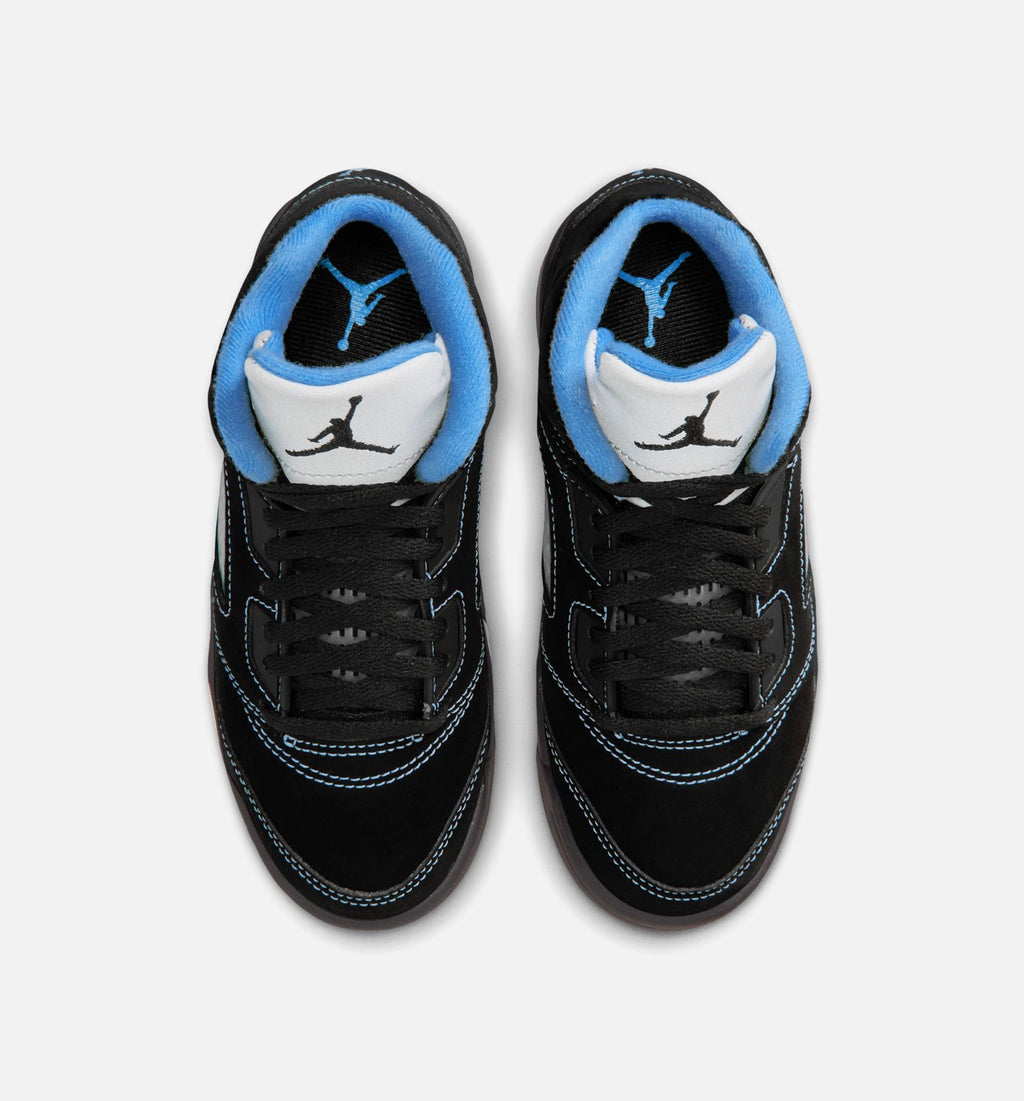Air Jordan 5 Retro “Black Carolina” Preschool Lifestyle Shoes (PS)