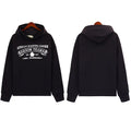 Denim Tears Black Vintage Gothic Letter Graphic Hoodie