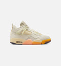 Air Jordan 4 Retro Birds of Paradise Women's Sneakers - Coconut Milk / Metallic Gold / Muslin / Bright Mango / Sundial / Black