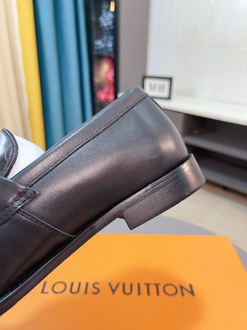 Louis Vuitton Leather Loafers