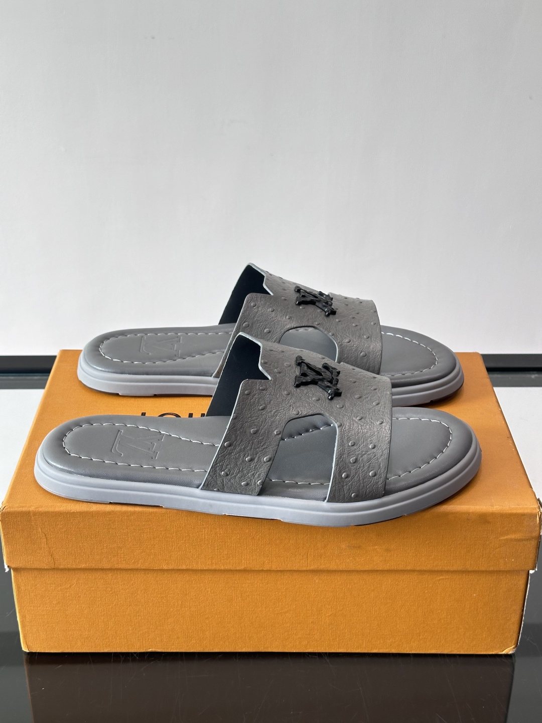 Louis Vuitton Isola Monogram Slide Sandals - Molded Footbed